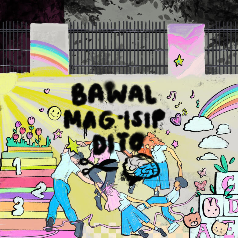 bawal mag-isip dito mural